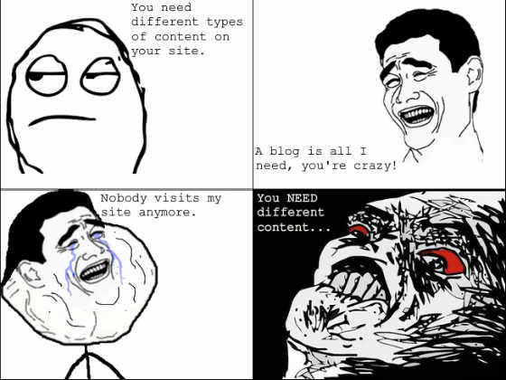 rage comic for diverse content