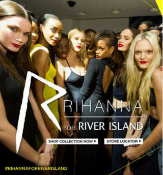 Rihanna's Fashion Collaborations Campaigns - Dior, River Island