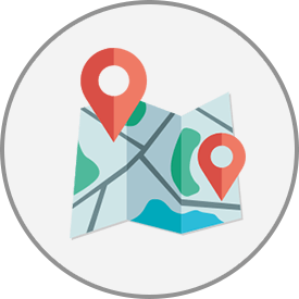 Map pins - supporting graphic
