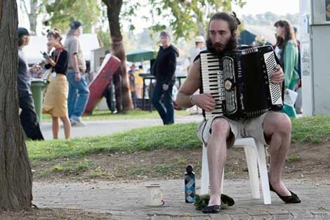 Picture - man playing squeeze box