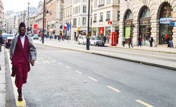 Supporting photo - man in street