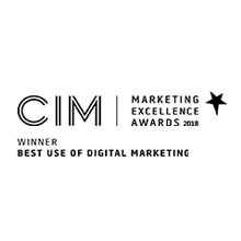 Winner – Best Use of Digital Marketing category in the CIM Marketing Excellence Awards 2018
