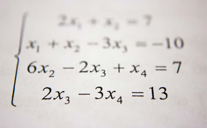 Maths equation