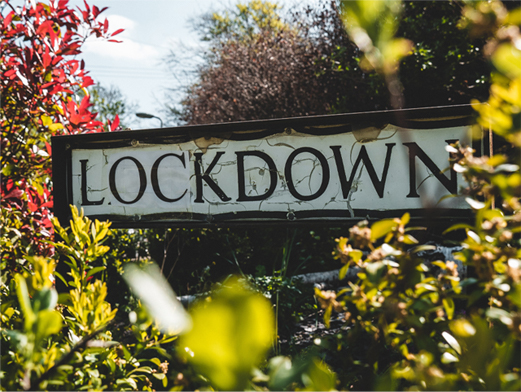Lockdown signpost