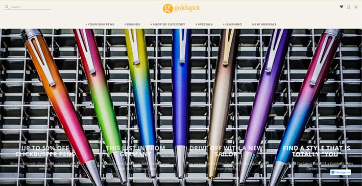 Goldspot pen