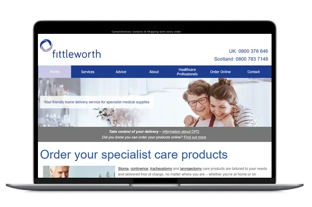 Supporting graphic - screenshot of the Fittleworth website