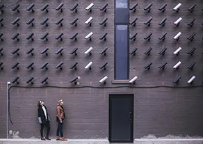 Data Privacy and Ethics in Digital Marketing - People being watched by CCTV