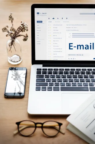 Email Marketing Trends 2024 - supporting graphic - laptop