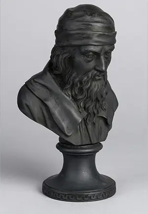 A bust of Aristotle
