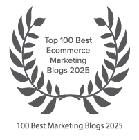 Top 100 Marketing Blogs 2025 - winner wreath