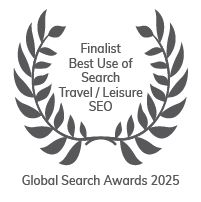 Global search aawards 2025 finalist travel SEO logo