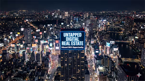 Biggest ecommerce mistakes brands can make - support graphic of a cityscape