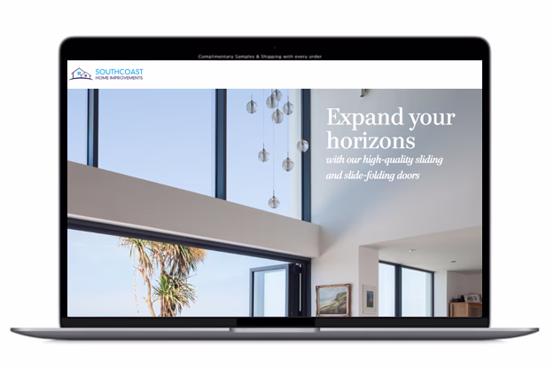 South Coast Home Improvements - website screenshot