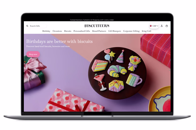 Biscuitereers website screenshot